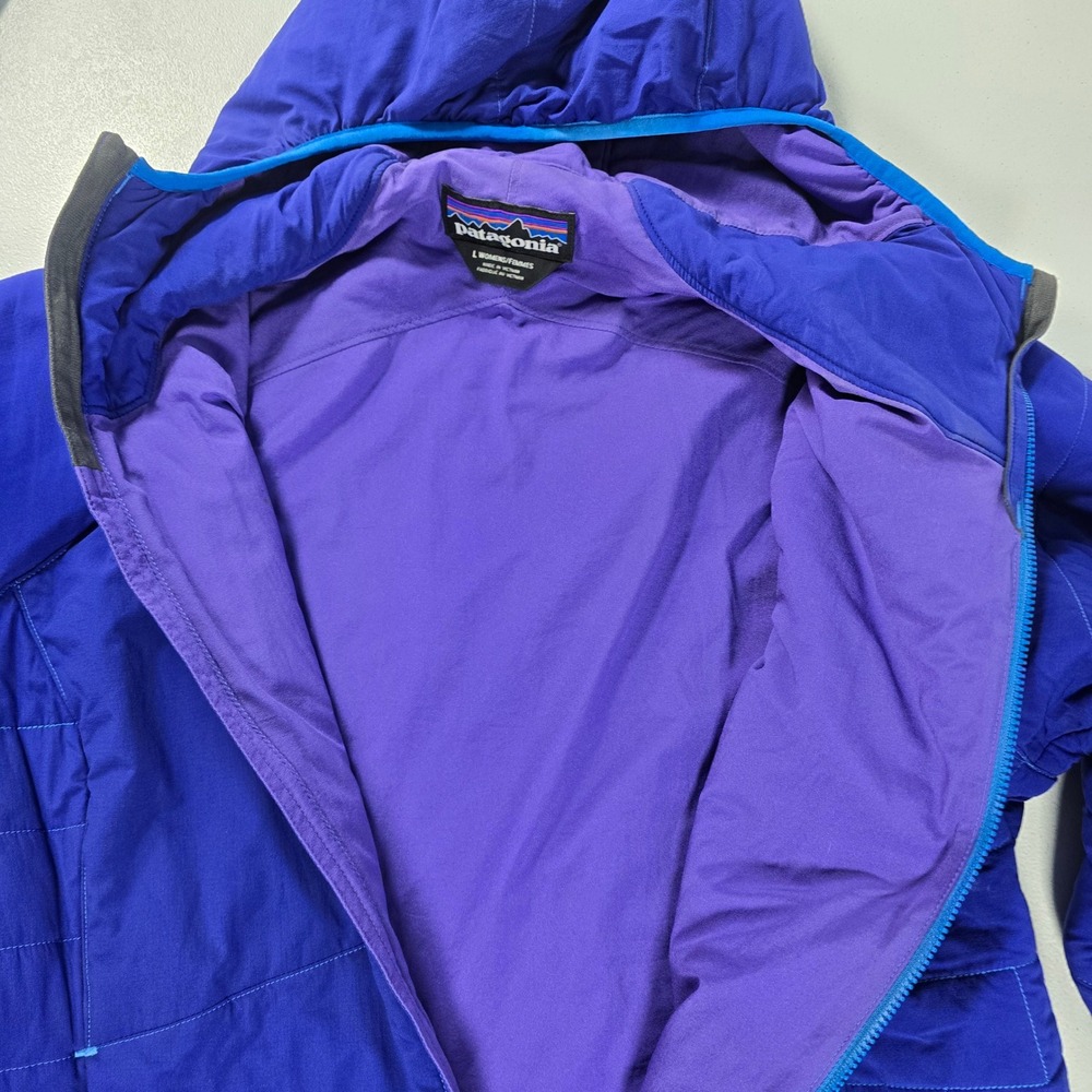 Patagonia Nano-Air Hoody Womens Large Cobalt Blue Full Zip Jacket 84265 FA14 - Picture 5 of 9